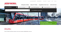 Desktop Screenshot of bernmobil.ch